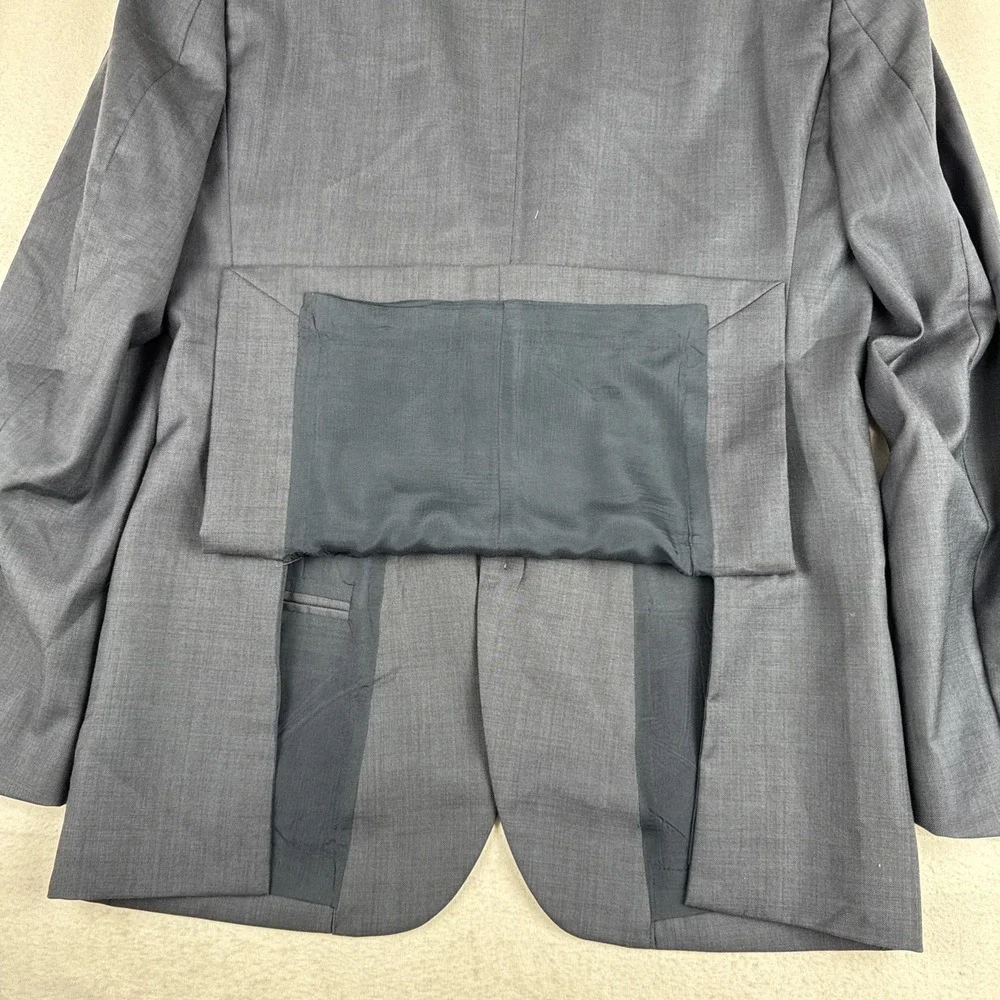 J Crew Thompson Mens Navy blazer Sport Coat  38R Wool Preppy Business Office